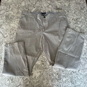 Tommy Hilfiger grey regular fit stretch chino trousers 40x30